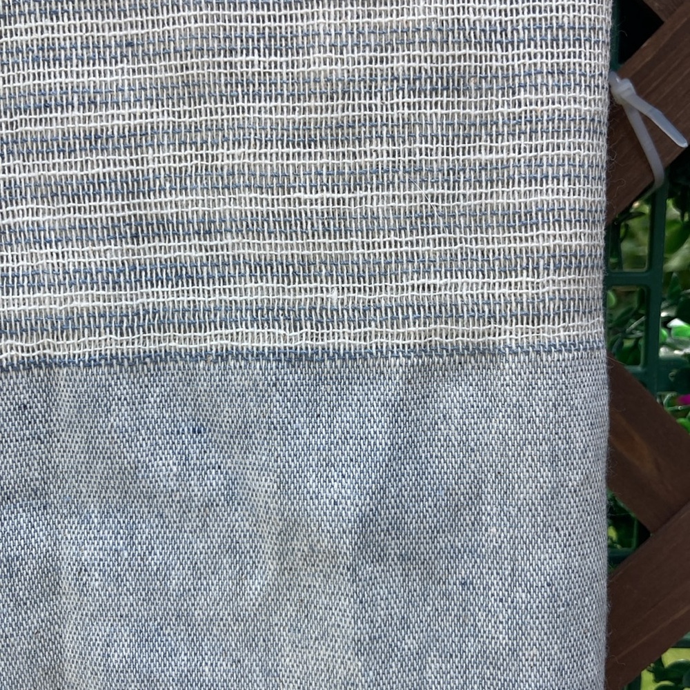 🐬Be Kind x Tribe Alive Gray Striped Fringe Scarf - Picture 4 of 5